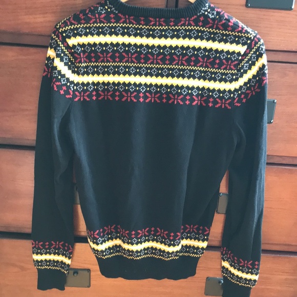 Buffalo David Bitton Cotton Pullover Winter Sweater, Snowflakes Size Small - Picture 1 of 8